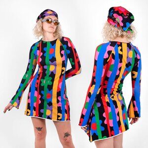 La Come Di Flower Power Mini Dress - Size L